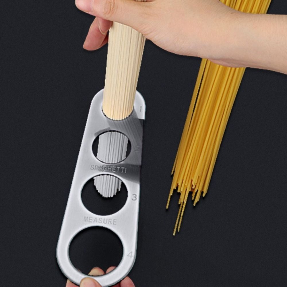 Smooth Surface Spaghetti Measurer Stainless Steel Pasta Noodle Measure Restaurant
