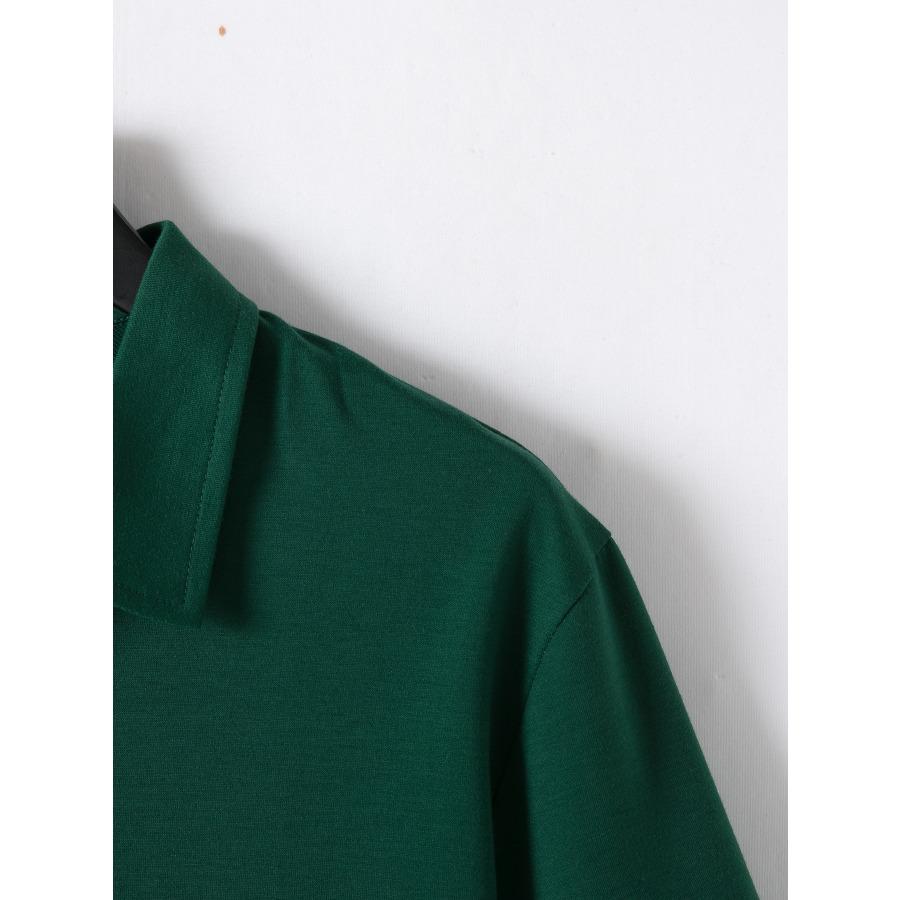 Men's Summer Polo Shirt Casual Zip Short Sleeve Polos Shirts Fashion Solid Color Loop Zipper Lapel Top