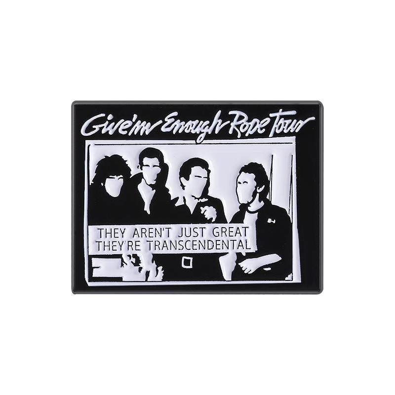 

ПАНК-РОКЕРЫ Эмалевые Значки На Заказ Дайте Им Достаточно Веревки Тур Броши Значки на Лацкан Одежда Смешные Украшения Подарок для Друзей