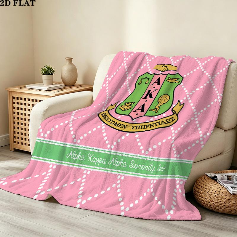 1PC Aka Patterned Flannel Blanket Suitable For All Seasons For Home Decor Warmth And Comfort Gifts Holiday Present