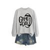 Women's Game Day Rugby Heart Long Sleeve Hoodie - Autumn/Winter Comfort