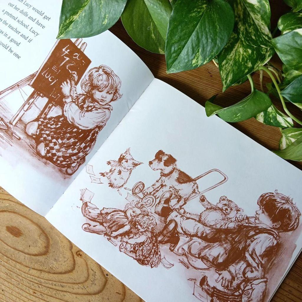 [USED] Old Western Books, First School, Children's Books, Picture Books, Rich Illustrations, Watercolors, Art Books, British