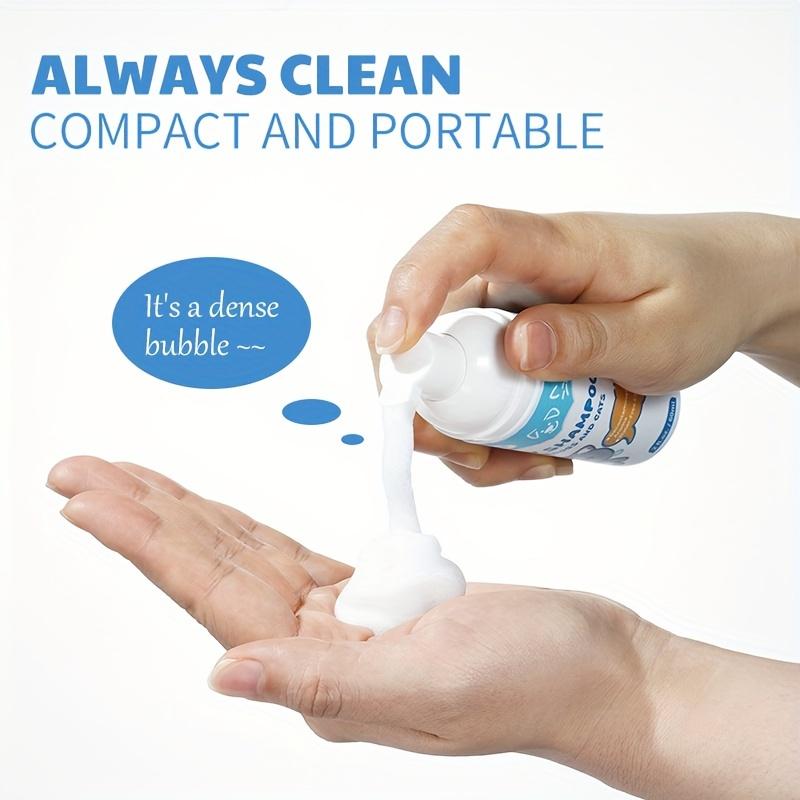 Haustier-Trockenreinigung Haarpflege Wasser 100ml Spülfreies Shampoo für Katzen Spülfreies Haustier-Shampoo Reinigungsmousse