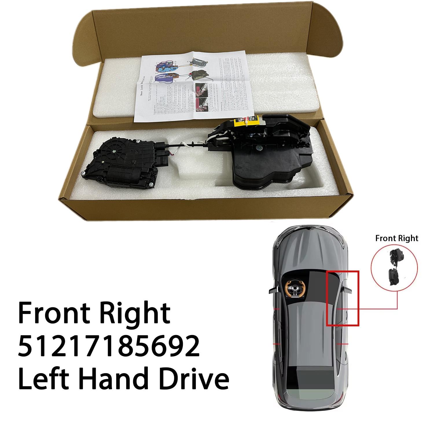 

Door Lock Actuator Soft Close System for BMW 5 Series F18 F11 F10 7 Series F01 F02 51217185689 51217185692 51227185687 Front Right