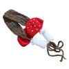 Mushroom Design Crochet Hairband Ear Cover Unisex Knitted Hairband For Loose Hair Braid Upswept Hairstyles Winter Gear