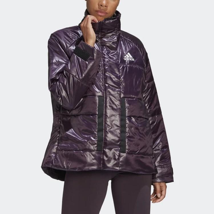 (WMNS) Adidas Glam On Jacket Asia Sizing 'Purple' Women's FT2550