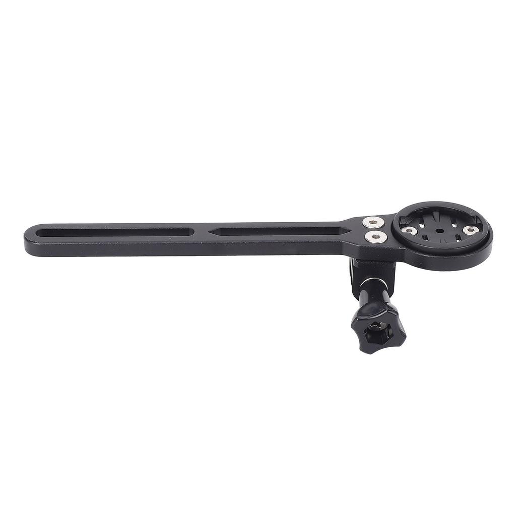 Bike Computer Mount 165mm Aluminum Alloy Front Handlebar Cycling Computer Bracket Holder with Camera