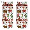1pair Christmas Cotton Socks Merry Christmas Decor for Home Xmas Gifts Cristmas Decoration Happy New Year