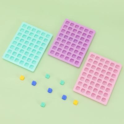Silikon Kuchenform 26 Englische Alphabetbuchstaben Schokolade Eiswürfel Süßigkeitenhersteller Tablett Pfanne Handgemacht DIY Dekorierwerkzeuge Form