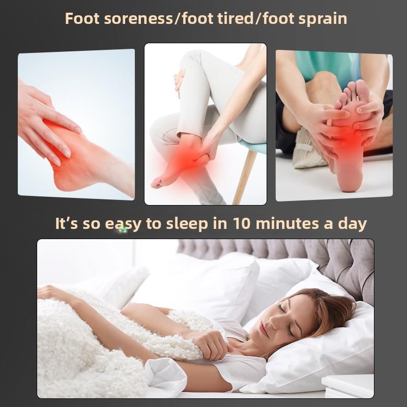 Foot Therapy Machine, Sole Leg Massager, Automatic Kneading of Sole Acupoints, Calf Muscles and Meridians, Dredging Massage Shoes