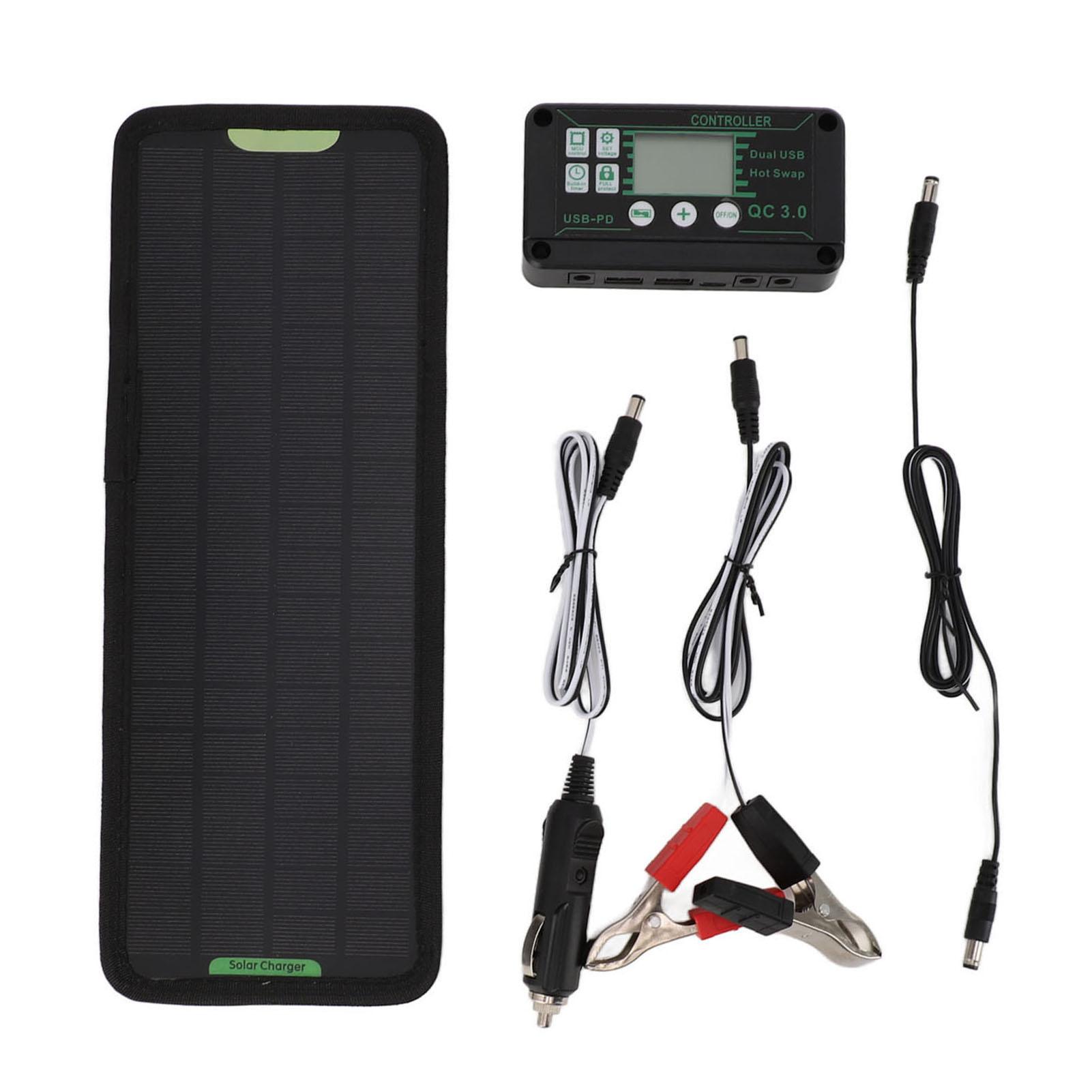 

12V 10W MPPT Solar Charge Controller Power Loss Prevention Waterproof 12V Solar Panel Battery
