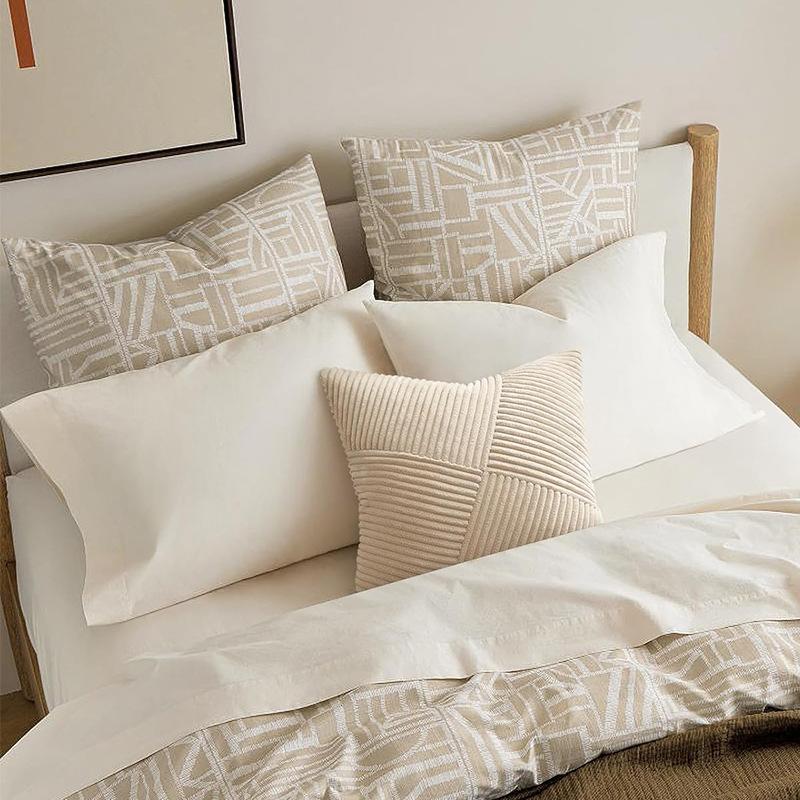 Cross Spliced twill Pillow Living Room Sofa Light Luxury Lantern Core Pillow Case Home Decoration Cushion Pillow