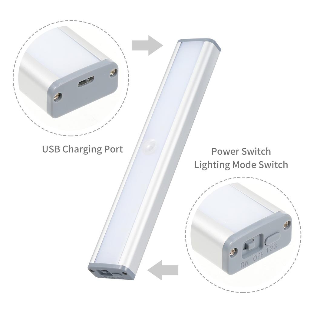 Motion Sensor LED Lights, Wireless 30 LED Motion Sensor Activated Night Lights Rechargeable