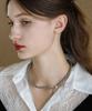 Has En014 Glass Pearl Necklace (Silver)