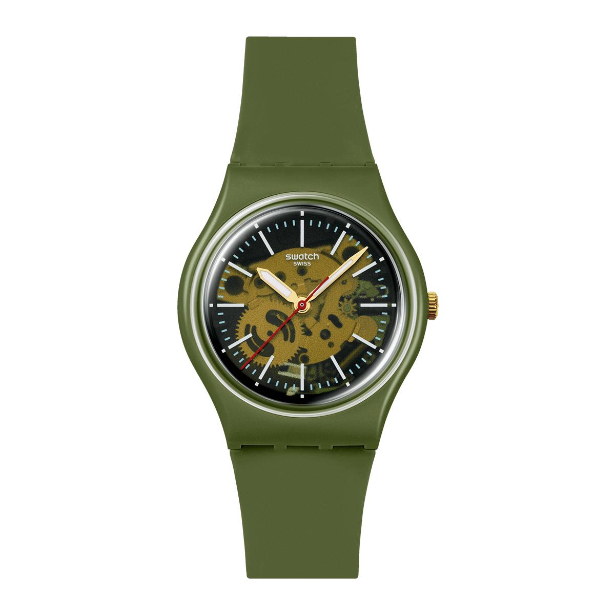 SWATCH Men 34mm Green Watch SO28G110 SO28G110 Green
