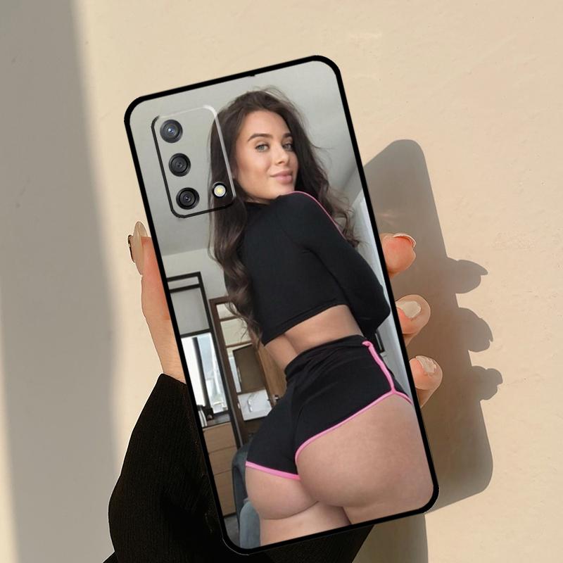 Sexy Lana Rhoades Case For Oppo A18 A38 A58 A78 A98 A74 A94 A54 A15 A17 A57 A6 A5 Pro A16 A76 A96 A40 A60 A80