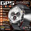 2026 New Adult Outdoor GPS Sport Smart Watch Altimeter Barometer 10ATM Waterproof 580mAh Battery Bluetooth Call Men AMOLED Smartwatch
