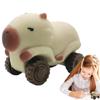 Capybara Squeeze Fidget Toy,Capybara Car, Capybara Pulls Car Toy, Capybara Stretch Car Soft Extensible for Stress Relief