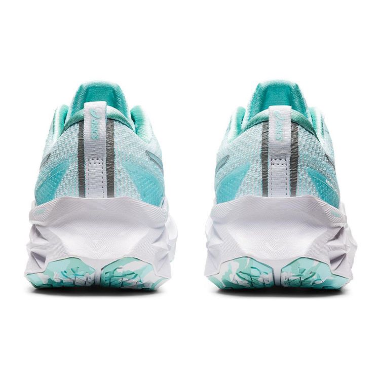 Asics  Novablast 2 LE White Pure Silver Women Sneakers Green 1012B177-100