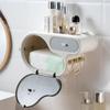 Toilet Paper Organizer Wall-mounted Waterproof PP Strong Load-bearing Tissue Rack Storage Box Toilet Bathroom Accessories