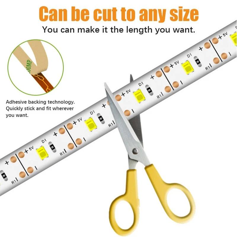 3M LED Strip Light Hand Sweep Waving Sensor 5V USB 2835 Backlight LED TV Kitchen Under Cabinet Lamp for Home Decoration