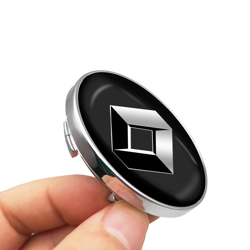 4 ks Krytka středu kola automobilu Kryt proti prachu pro ráfky automobilu Poklice pro Renault Dacia Megane 2 Duster Logan Captur Clio Laguna 3 Fluence