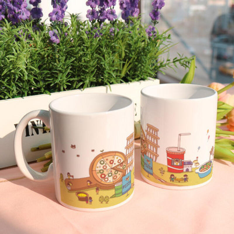 ic677-Design Mug 2p-Pizza Nara