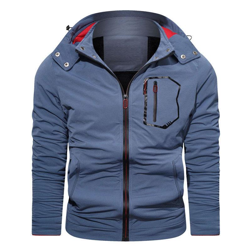 Куртка мужская Urban Men s Осень/Зима Новая модная брендовая мужская повседневная куртка — фото 3