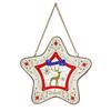 Fourcart Cute Handmade Glass Stained Frame: Christmas Reindeer Star Shape