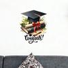 Congrats Grad Sign for Backdrop Class of 2026 Graduation Congratulation Wall Decals for Grad Party Decorations Photo Props