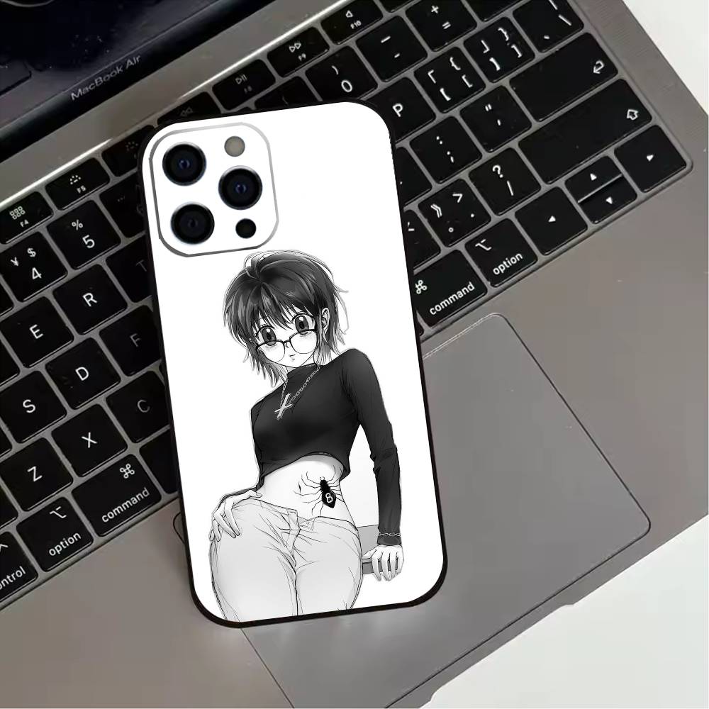 

H-Hunter-x-hunt Shizuku Phone Case For iPhone 17,16,15,14,13,12,11 Plus,Pro Max,Soft Silicone Black Cover iPhone15pro
