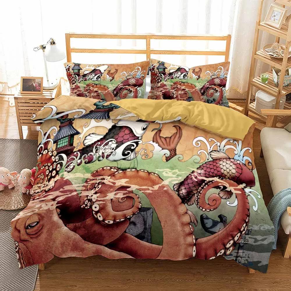 Dropshipping Bedding Duvet Cover Sets Western Bedclothes Home Textile Teen Girl Bedding Sets Quilt Cover Queen King Bed Linens