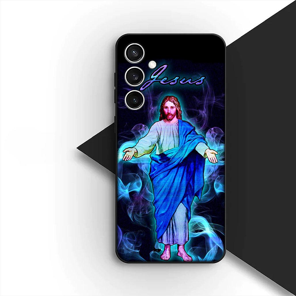 

Jesus Christ God Christian Cross Cover for Motorola Moto G55 G45 G75 G85 G84 Edge 50 30 Fusion 40 NEO Ultra Pro Coque Phone Case Motorola Edge 50 Neo