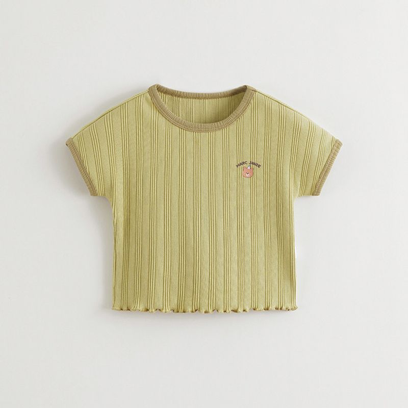 Mark Jenny Girls' Summer Fun Printed Short-Sleeved T-Shirt Baby Top 2026 Summer New Style 550733