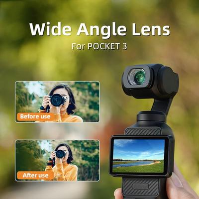 Magnetic Wide-angle Lens Extend FOV To 112° Wide Angle Filter Accessory Gimbal Camera for DJI Osmo Pocket 3
