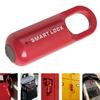 Fingerprint Lock AntiTheft Security USB Rechargeable Thumbprint Padlock for Luggage Case(Black )