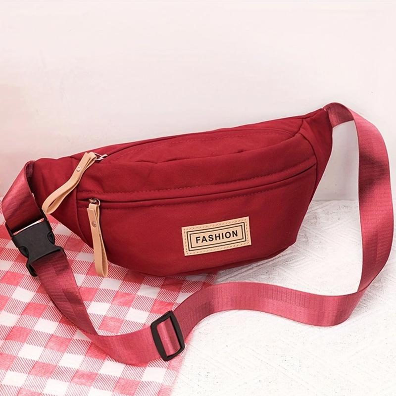 Chic Adjustable-strap Fanny Pack for Daily Travel Stylish Compact Lightweight Versatile Casual Multi-color Waist Bag