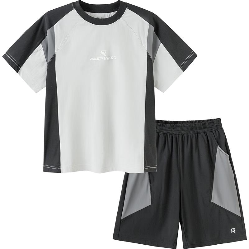 Balabala Boys  Quick-Dry Cooling Short Sleeve 2-Piece Set 160