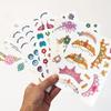 3 in 1 DIY Princess Makeup Set Diamond Coloring Painting Kits New Paper Art Craft Kits  Kids