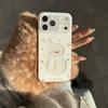 Winter Glitter Snowflake Snowman iPhone Case for 17, 16 Pro Max, 15, 14