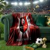 Stade Fc Emblem Throws Blanket Flannel Blankets Plush for Couch Bed Gifts for Men Women Travel picnic blanket Christmas fan gifts