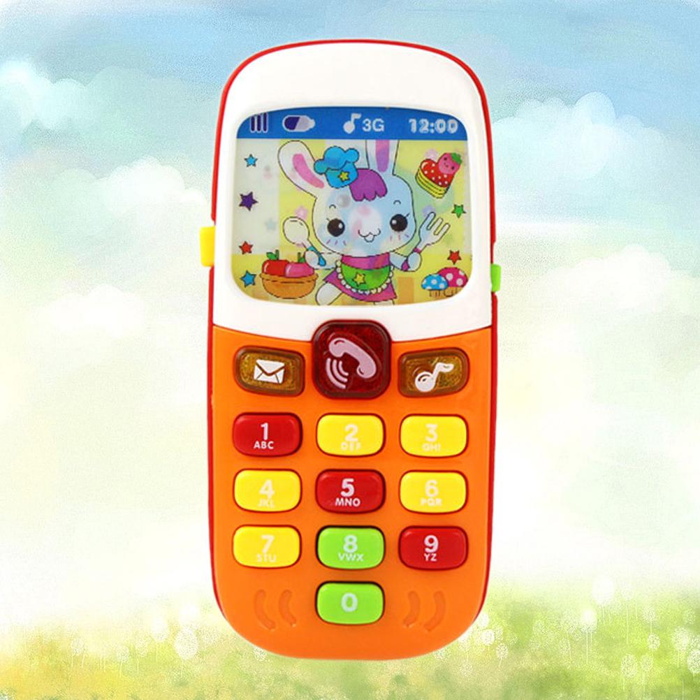1pc Phone Toy Adorable Musical Creative Educational Funny Phone Toy for Baby Kids Infant
