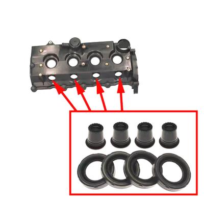 Valve Chamber Cover Repair Kit for Opel 8-piece Set 98014752