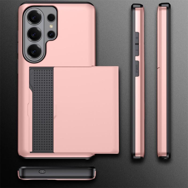 Suitable S26Ultra Phone Case S25FE Slide Card Wallet Slot A57/A37 Drop Resistance Protective Cover