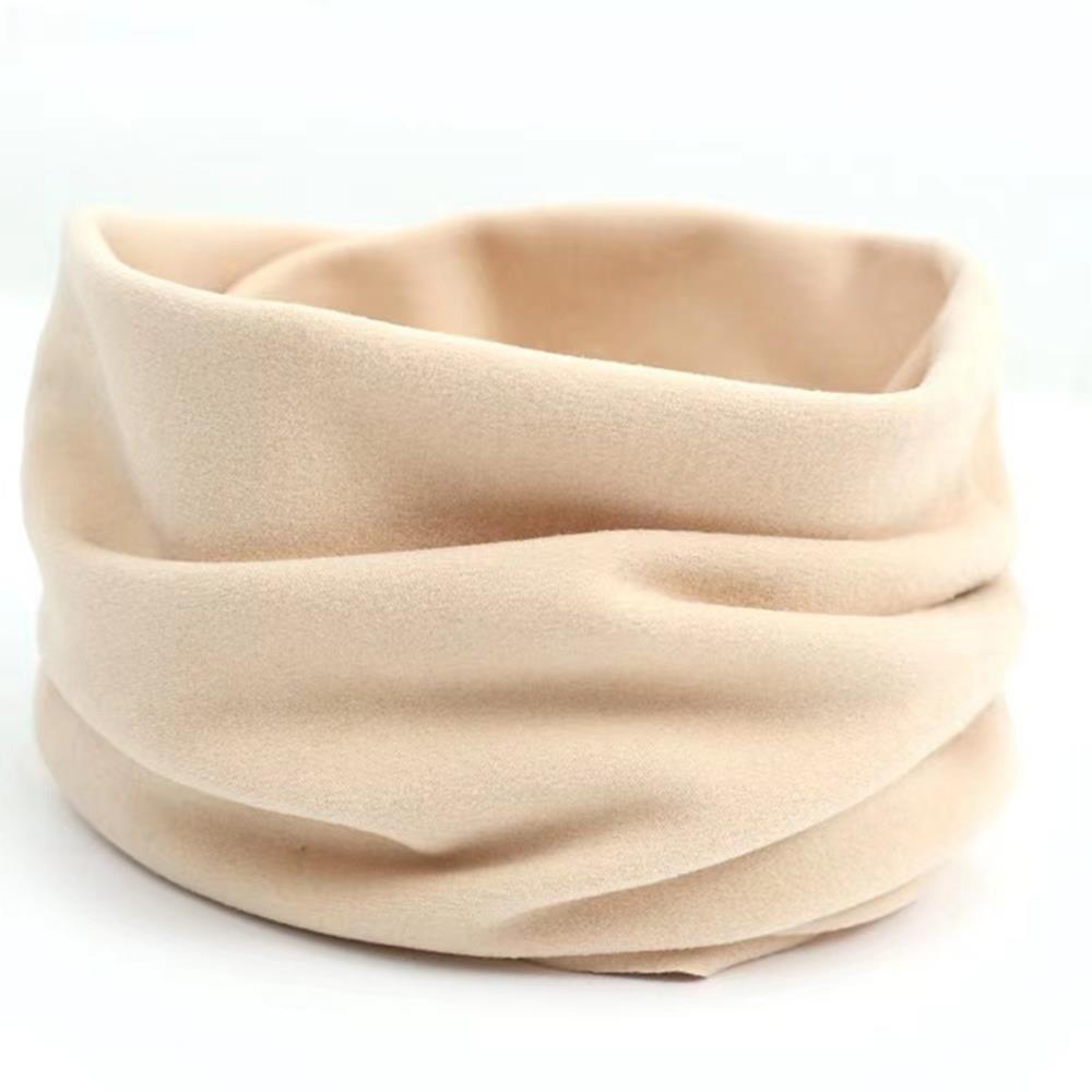 Fashion Soft Velvet Neck Warmer Women Men Sports Face Neck Cover Winter Skating Running Hiking Scarves Thickened Warm Tube Scarf