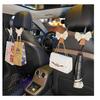 Headrest Hooks, Car Seat Hooks, Plastic, Load Capacity 22.0 Lbs (10 Kg), Cute Ribbon,