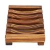 4 Pcs Bamboo Soap Dish Good Ventilation Drainage Water Resistant Bamboo Soap Saver