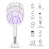 Elektrická raketa Bug Zapper, moskytiéra, plácačka na ovocné mušky, dobíjecí USB dva v jednom