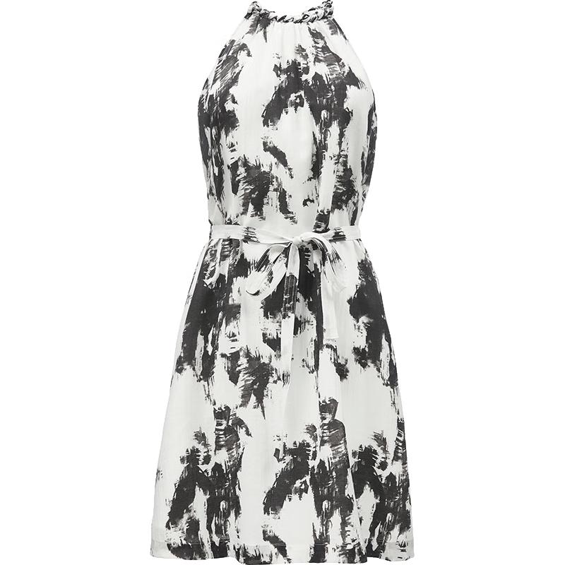 

ONLY Women s 2024 Summer Halter Neck Tie-Waist Short Dress M