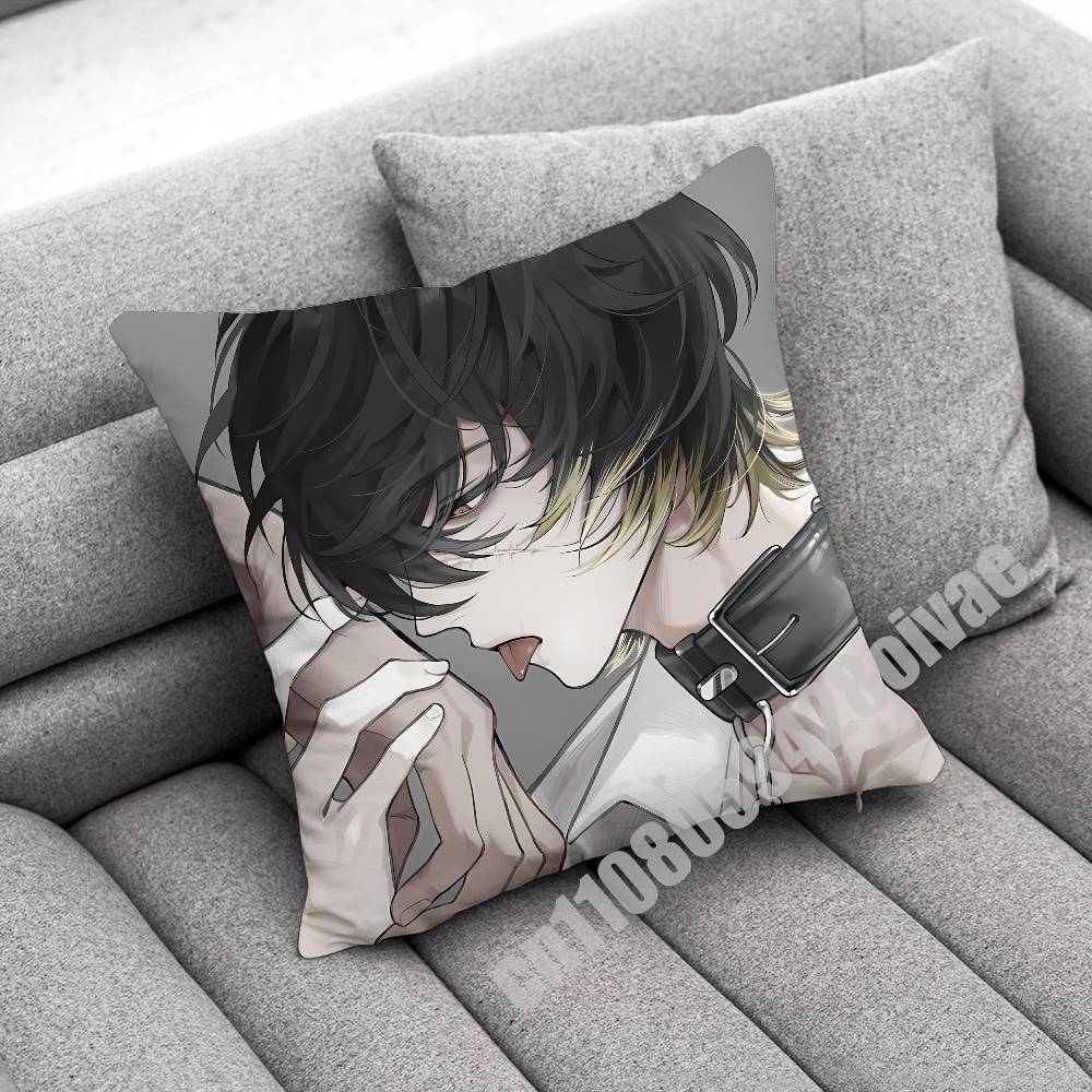 Towa S-Slow Damage Throw Pillow Case For Decoration 40Cm 55Cm 50Cm 30Cm Square Car Pillowcase Case